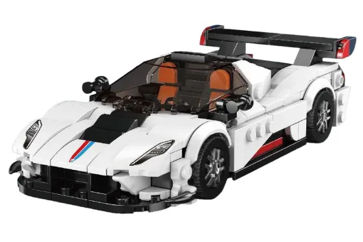 MouldKing Klemmbausteine Auto Venom F5 Sportwagen mit stapelbarer Displaybox/Sammelbox - 426 Teile