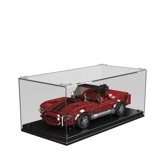 MouldKing Klemmbausteine Auto Shelby Cobra mit stapelbarer Displaybox/Sammelbox - 391 Teile