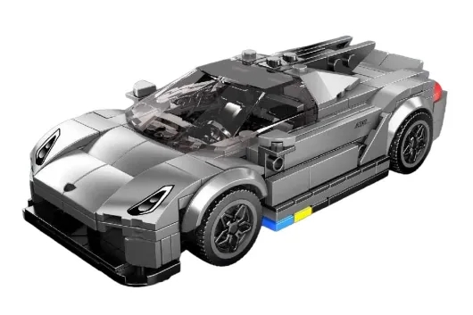 MouldKing Klemmbausteine Auto Jesko Absolit mit stapelbarer Displaybox/Sammelbox - 357 Teile