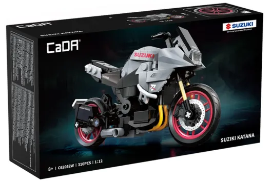 CaDA Klemmbausteine Motorrad Suzuki Katana - 310 Teile