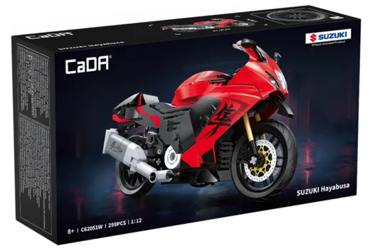 CaDA Klemmbausteine Motorrad Suzuki Hayabusa - 299 Teile