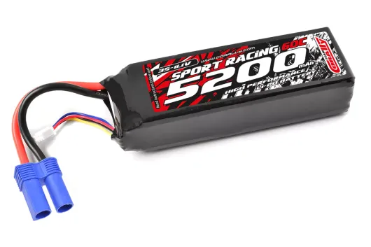 Team Corally Sport Racing LiPo Akku 3S 11,1V 5200mAh 50C mit EC5 im Semi-Soft case