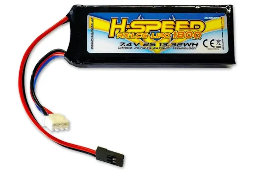 HSP LiPo 1800mAh 2S 7,4V RX-LCG Akku mit Servo-Stecker und XH