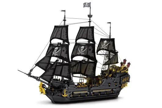 Reobrix Klemmbausteine Piratenschiff Black Pearl - 4708 Teile