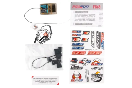 Flysky FBr8 Auto kurze Antenne AFHDS3 Empfänger 8 Kanal