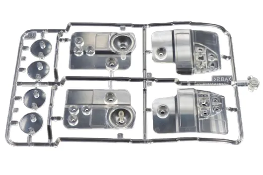 Tamiya RC Ersatzteile J-Teile Lichteinsätze in Klar für Golf II