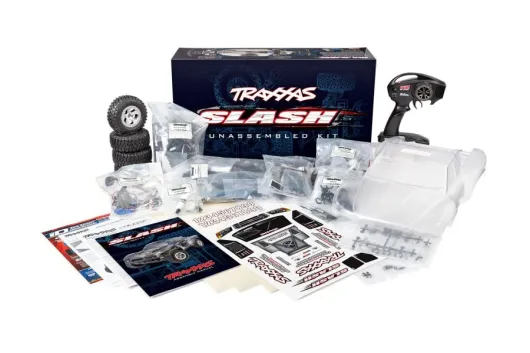 Traxxas Slash XL-5 Kit 1/10 2WD Short-Course Racing-Truck Bausatz mit Elektronik, HD, ohne Akku oder Lader