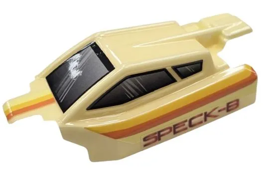 HobbyPlus Ersatzteile Lexan Karosserie Vintage Creme für Speck-B 2WD Buggy 1:24 RTR