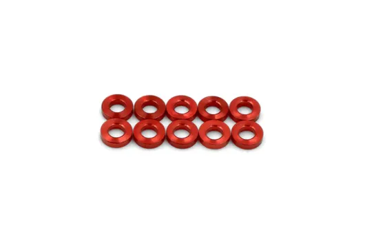 HobbyPlus Ersatzteile Aluminium Beilagscheiben 4x1,4x1mm für Speck-B 2WD Buggy 1:24 RTR