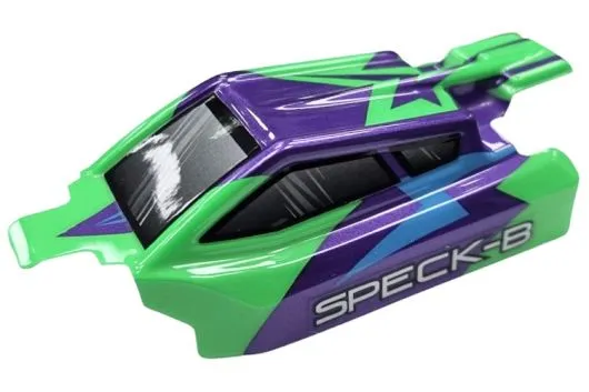 HobbyPlus Ersatzteile Lexan Karosserie Razor Grün für Speck-B 2WD Buggy 1:24 RTR