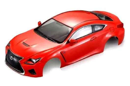 Killerbody Lexus RC Karosserie Orange 195mm RTU Breite 195mm passend auf nahezu alle 1:10 Tourenwagen mit Radstand 257mm