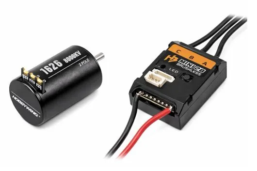 HobbyPlus Tuning Brushless Set Mini28 25Ampere 1626 mit 8000KV für Speck-B 2WD Buggy 1:24 RTR