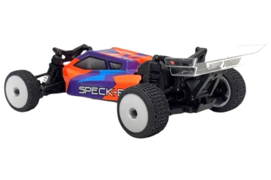 HobbyPlus RC 1:24 2WD Buggy Speck-B RTR (Razor Orange) mit Absima Case