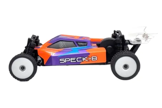HobbyPlus RC 1:24 2WD Buggy Speck-B RTR (Razor Orange) mit Absima Case