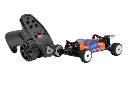 HobbyPlus RC 1:24 2WD Buggy Speck-B RTR (Razor Orange) mit Absima Case