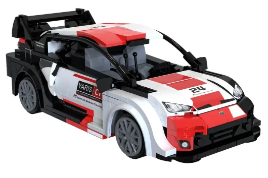 CaDA Klemmbausteine RC Auto Toyota GR YARIS Rally1 - 330 Teile