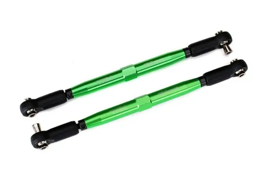 Traxxas Tuning Vorspurstange aus 7075-T6 Aluminium in grün 157mm 2Stück für X-Maxx 1/7 und Funco 1/6