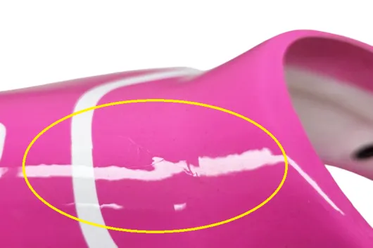 B-WARE OMPHobby Ersatzteile Haube in Pink Grün für OMPHobby M7 Heli (Riss an der Haube)