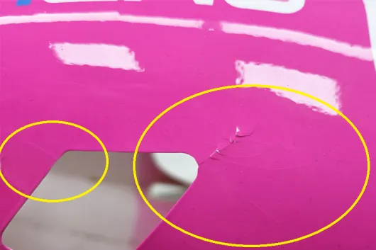 B-WARE OMPHobby Ersatzteile Haube in Pink Grün für OMPHobby M7 Heli (Riss an der Haube)