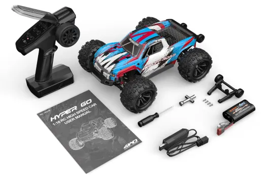 MJX Hyper Go RC-Car 1/16 Brushless Monster Truck RTR Set mit Akku oder Lader