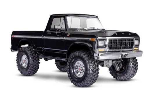 Traxxas TRX-4 F150 Truck XLT schwarz 1/10 Crawler RTR Brushed, Clipless, ohne Akku oder Lader