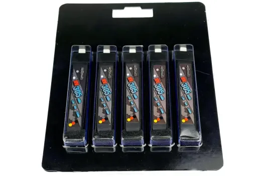 Lipo Akku 305mAh HV 3,8V 1S 40C BT2 Stecker im Blister 5Stück