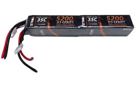 Bonka Lipo Akku 5200mAh 44,4V 12S 35C Splitpack