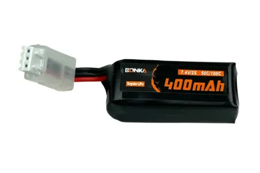 Bonka Lipo Akku 400mAh 7,4V 2S 50C XHR3 für zB OMPHobby M1 und Align T15