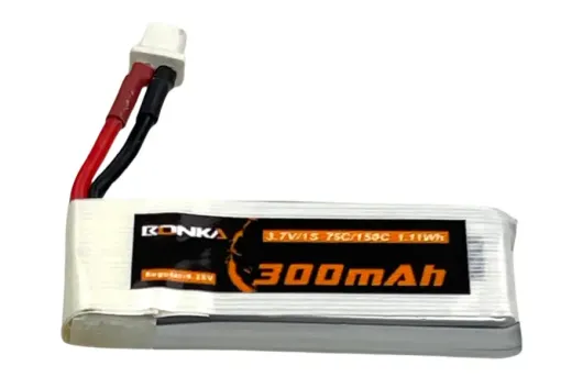 Bonka Lipo Akku 300mAh 3,7V 1S 75C FPV BT2.0 Ultralight