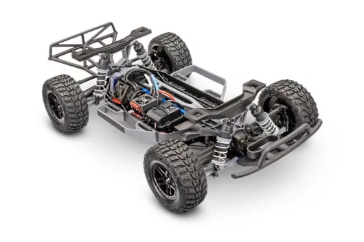 Traxxas Slash 1/10 4x4 Shortcourse-Truck schwarz RTR VX3 Brushless mit HD Teilen