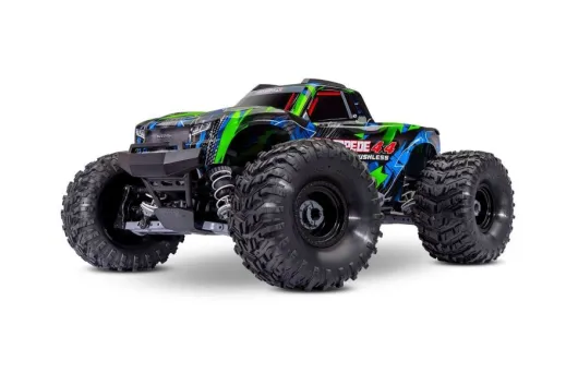 Traxxas Stampede 1/10 4x4 Stadium-Truck grün RTR VX3 Brushless mit HD Teilen