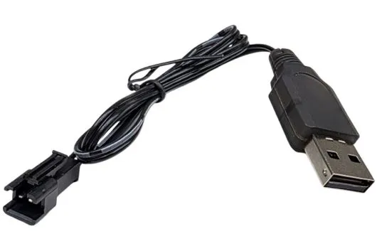 USB Ladekabel HBX 2Polig für 1S 3,7V Akkus