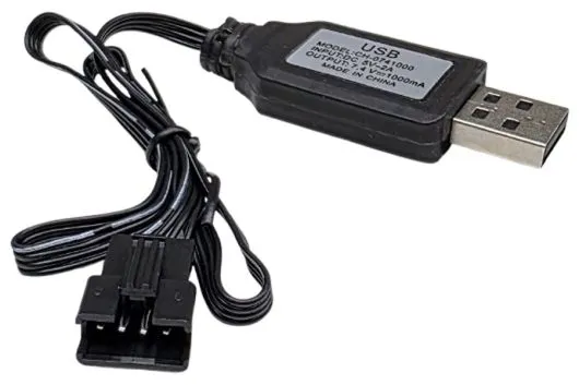 USB Ladekabel HBX 4Polig für 2S 7,4V Akkus