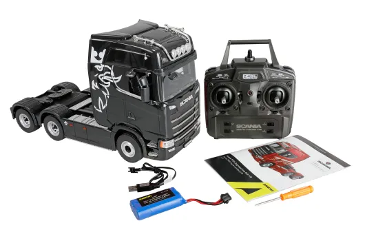 Amewi RC Scania 770S Zugmaschine in Schwarz 6x4 1:18 RTR