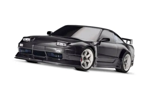 Traxxas 4-Tec Nissan 240SX schwarz 1/10 Tourenwagen RTR VX3 Brushless, HD