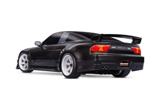 Traxxas 4-Tec Nissan 240SX schwarz 1/10 Tourenwagen RTR VX3 Brushless, HD