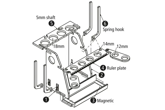 Robitronic Dämpferbefüllstand V2 Rot