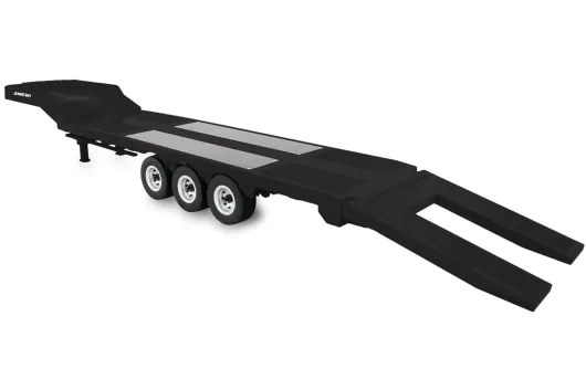 Amewi RC Tieflader-Sattelauflieger Dreiachser in schwarz für Amewi RC Scania 770S Zugmaschine in Schwarz 6x4 1:18 RTR