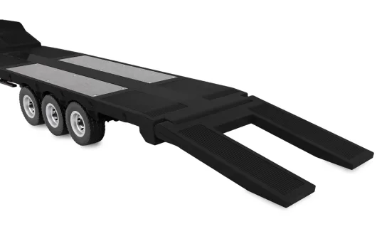 Amewi RC Tieflader-Sattelauflieger Dreiachser in schwarz für Amewi RC Scania 770S Zugmaschine in Schwarz 6x4 1:18 RTR