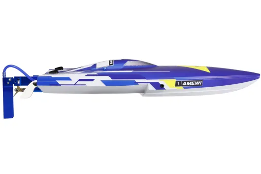 Amewi RC Boot Marlin S5 Mono Speedboot RTR in blau weiß mit Brushlessmotor 450mm
