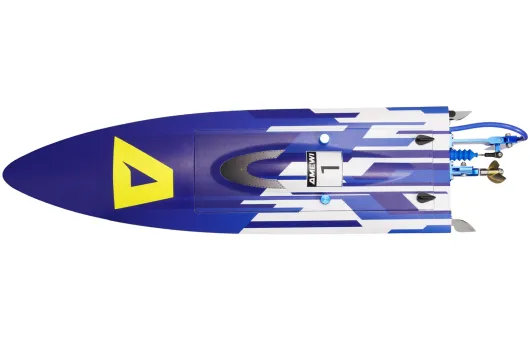 Amewi RC Boot Marlin S5 Mono Speedboot RTR in blau weiß mit Brushlessmotor 450mm