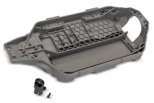 Traxxas Ersatzteile Low-CG Chassis in Grau für Slash 4x4 1/10