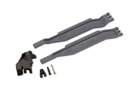 Traxxas Ersatzteile Akkustrebe und Halter schiefergrau 2Stück für Stampede 4x4 VX3 1/10