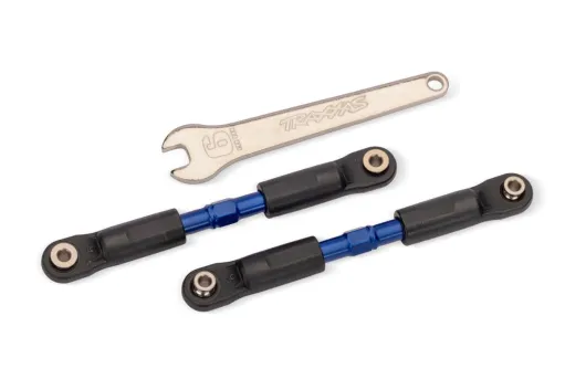 Traxxas Ersatzteile Sturzstangen-Set Stahl Lang blau 2Stück für Rustler, Slash und Stampede 2WD VX3 1/10