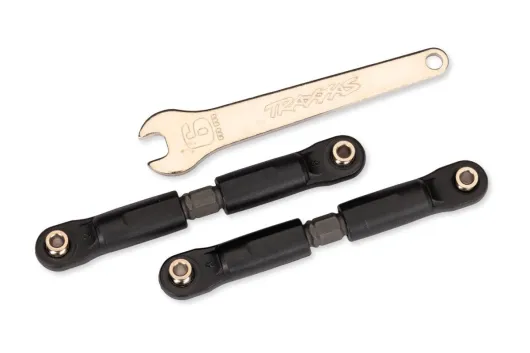 Traxxas Ersatzteile Sturzstangen-Set Stahl Extra kurz grau 2Stück für Rustler und Slash 2WD VX3 1/10