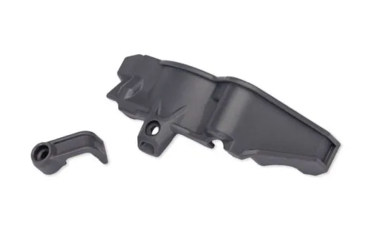 Traxxas Ersatzteile Getriebe-Abdeckung mit Motorkabel-Halter schiefergrau für Rustler und Slash 4x4 VX3 1/10