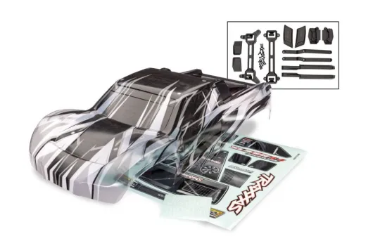 Traxxas Ersatzteile Karosserie ProGraphix mit Aufkleber (benötigt Hintergrundlackierung) für Slash 2WD 4x4 1/10