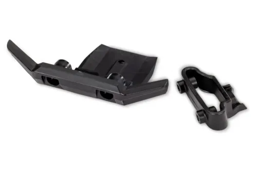 Traxxas Ersatzteile Bumper und Support vorne schwarz für Rustler VX3 1/10