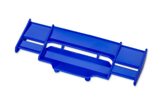 Traxxas Ersatzteile Flügel hinten in blau mit Schrauben für Rustler 2WD 1/10