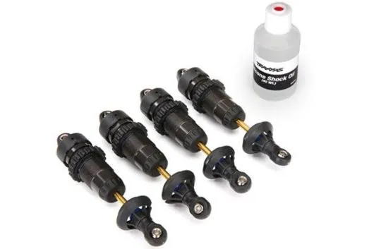 Traxxas Ersatzteile GTR Dämpfer Aluminium Teflon beschichtet mit TiN Kolbenstange 4Stück für Jato und XO-1